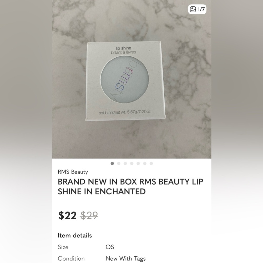 Bundle for @stargazer778 2 of the RMS Beauty Lip Shine - Enchanted